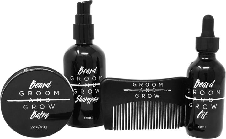 Groom and Grow Beard Kit (180 ml)