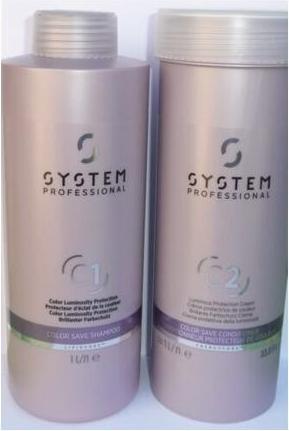 Actual product image System Professional Wella EnergyCode C2 Color Save Shampoo and Conditioner 1000ml (1000 ml, Liquid shampoo)