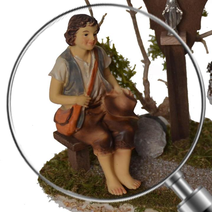 Produktbild Alfred Kolbe Krippen Weihnachtskrippen-Zubehör-Set Wegmadonna & Hirte