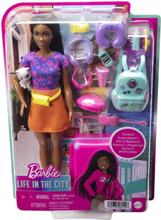 Produktbild Barbie Stadtleben „Brooklyn“ Roberts Puppe und Zubehör, Kinder ab 3 Jahren