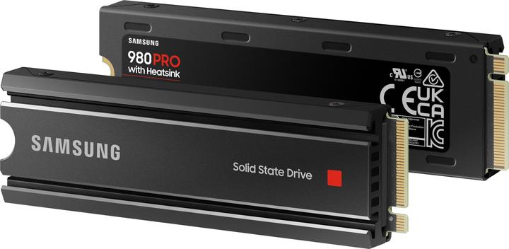 Actual product image Samsung 980 Pro with Heatsink (1000 GB, M.2 2280)