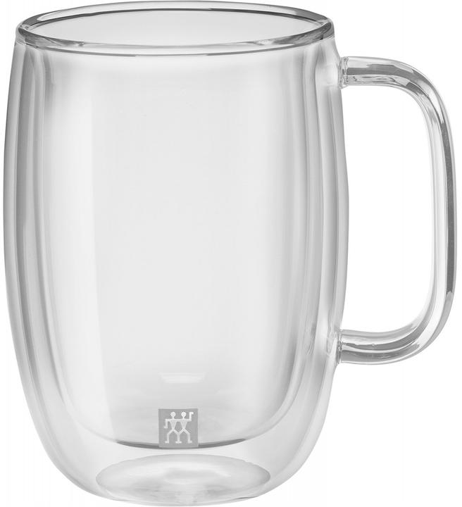 Image du produit Zwilling Sorrento Plus Latte Macchiato Verres à double paroi avec anse Jeu de 2 (450 ml, 2 x)