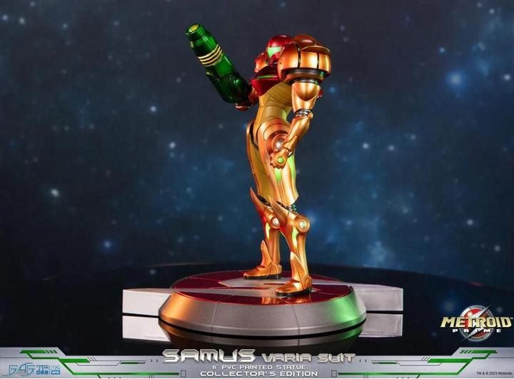 Actual product image First 4 Figures Metroid Prime PVC Statue Samus Varia Suit Collector's Edition 27 cm