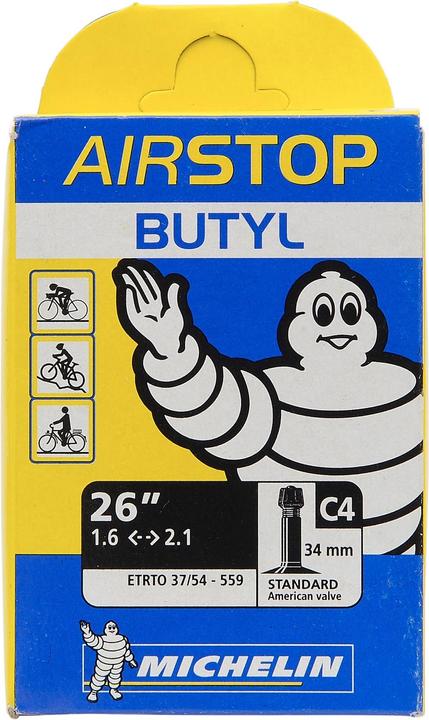 Actual product image Michelin Airstop C4 (Schrader (AV), 26", 34 mm)