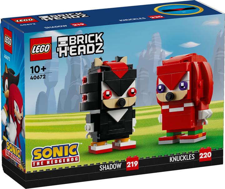 Produktbild LEGO BrickHeadz Sonic the Hedgehog Knuckles & Shadow (40672, LEGO Brickheadz)