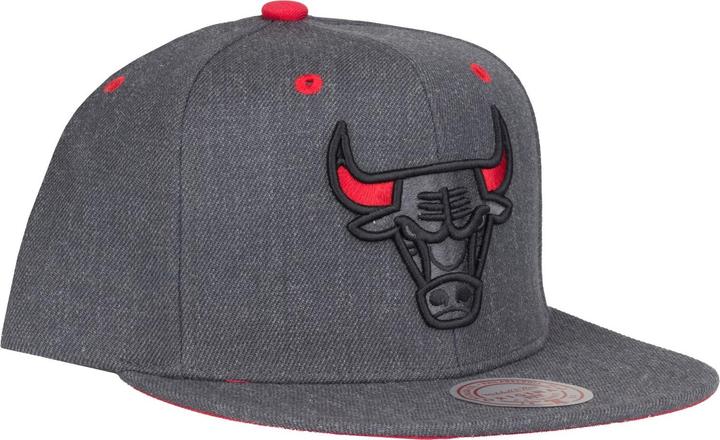 Actual product image Mitchell & Ness Snapback Cap - INFILL Chicago Bulls charcoal