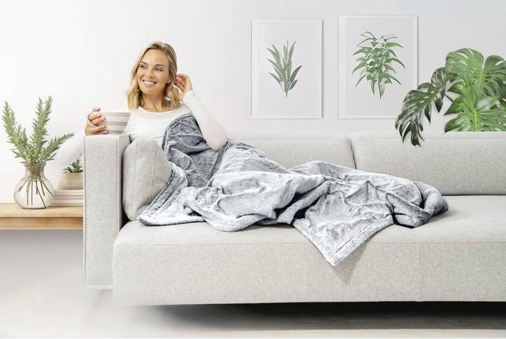 Actual product image Beurer HD 75 Nordic Grey Green Planet (180 x 130 cm)