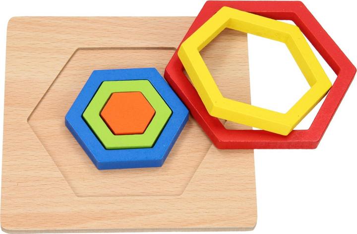 Image du produit Puzzle à formes en bois - Hexagone