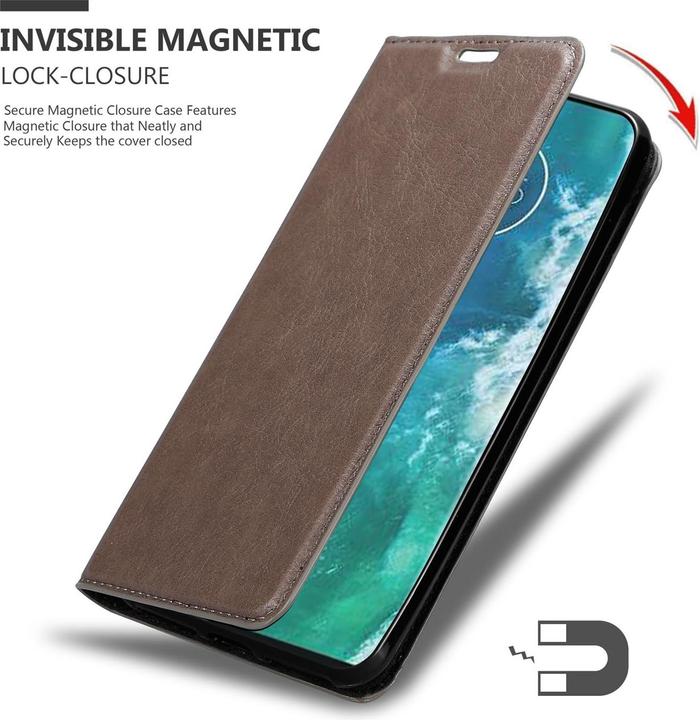 Produktbild Cadorabo Book Invisible Magnet Cover (Motorola Edge+)