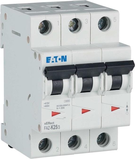 Produktbild Eaton MOE FAZ-K25/3 LS-Schalter K-Char 25A, 3p