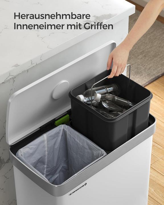 Produktbild Songmics Kücheneimer LTB202W01 (60 l)