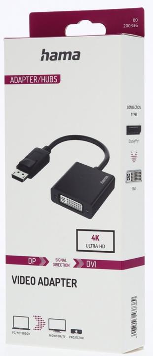 Immagine prodotto Hama DisplayPort/DVI-Adapter (DVI, DP)