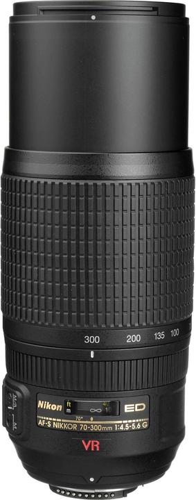 Actual product image Nikon AF-S 70-300mm, f/4.5-5.6G VR - direct import (Nikon F, full size)