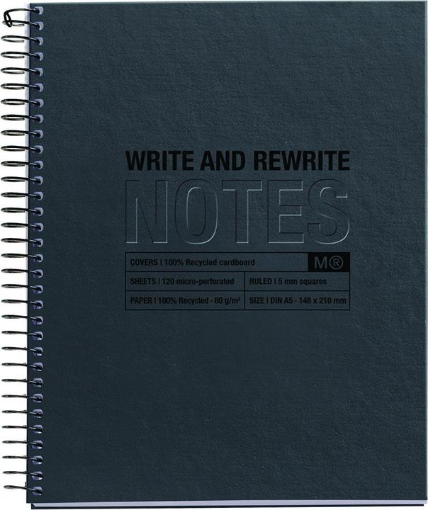 Miquelrius Message Notebook (A5, Checked, Hardcover)
