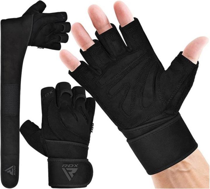 Rdx L4 Offene Finger Gewichtheber Gymhandschuhe