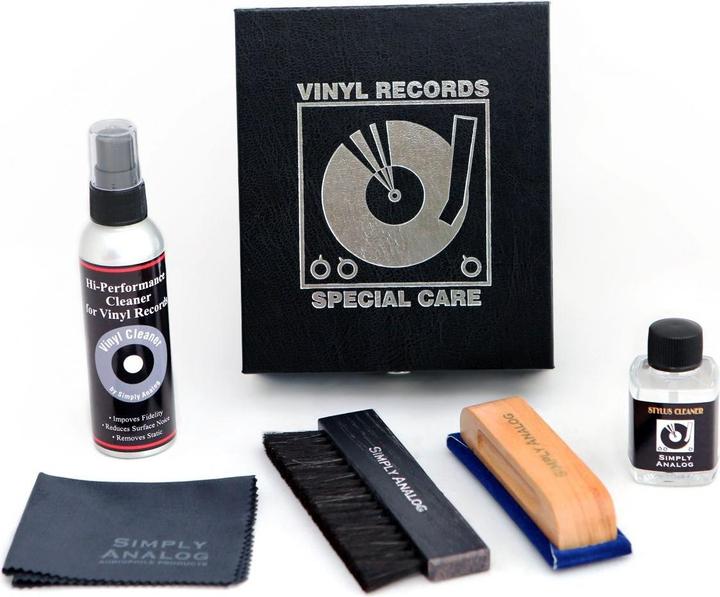 Produktbild Simply Analog Vinyl Record Cleaning Boxset De Luxe Edition (Plattenspieler Reinigung)