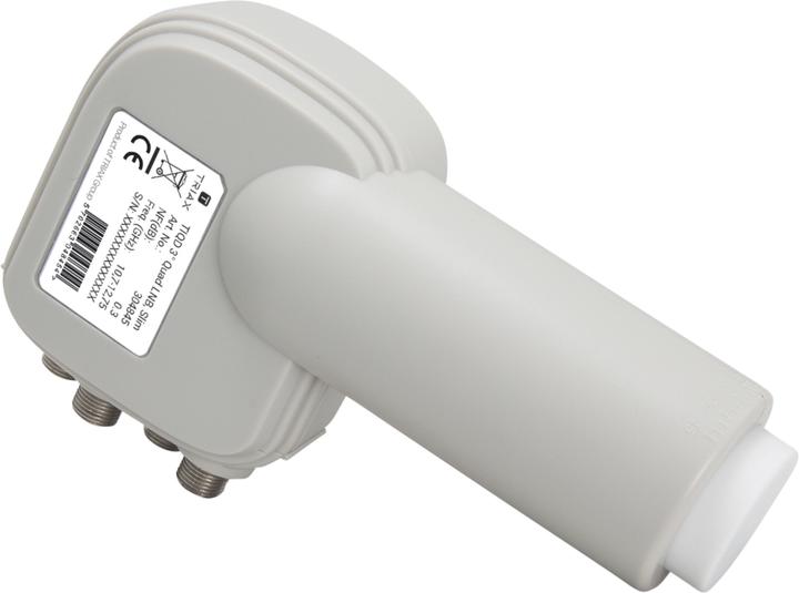 Triax LNB TIQD 3 degrees Universal Quad (Quad LNB, 40mm)