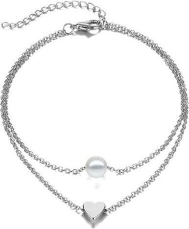 MU Style Fusskette (Metall, 22 cm)