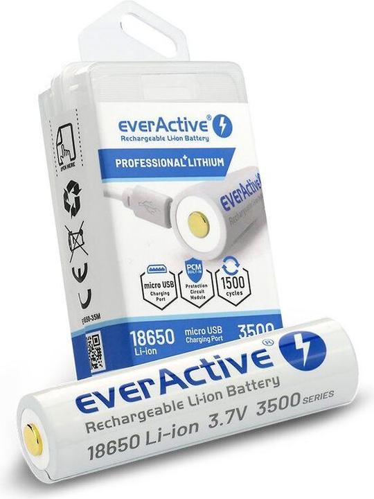 Actual product image Everactive Professional Lithium (1 pcs., 18650, 3500 mAh)