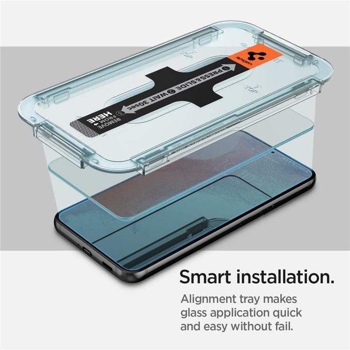 Image du produit Spigen Verre.TR Samsung S901 S22 2szt./2pcs "EZ FIT" AGL04151 szkło hartowane (2 pièce(s), Samsung Galaxy S22)