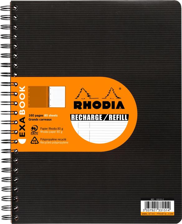 Produktbild Rhodia EXABOOK - Ersatzhefte (A4+, Liniert, Weicher Einband)