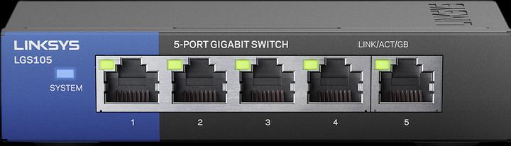 Actual product image Linksys Unmanaged Gigabit Switch 5-Port (5 Ports)