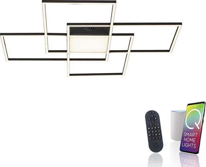 Produktbild Paul Neuhaus LED-Deckenleuchte LB22 44W 3400lm 2700-5000K sw Met ZB dim (4600 lm)