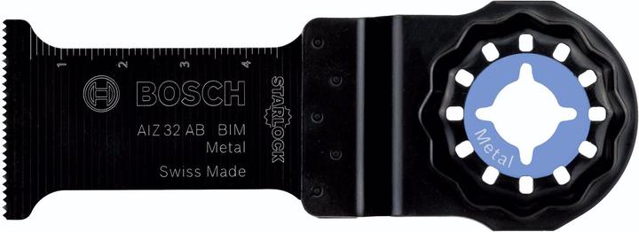 Bosch Professional Zubehör BIM plunge cut saw blade AIZ 32 AB, Metal, 50 x 32 mm