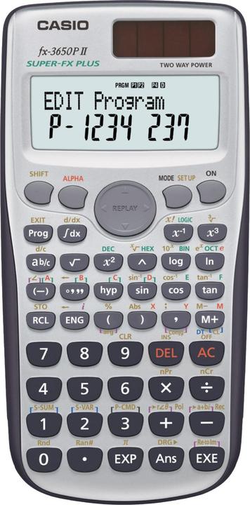 Image du produit Casio FX-3650P II (Piles)