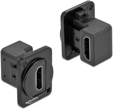 Delock D-type module HDMI-A 90° angled female to female (Tools)