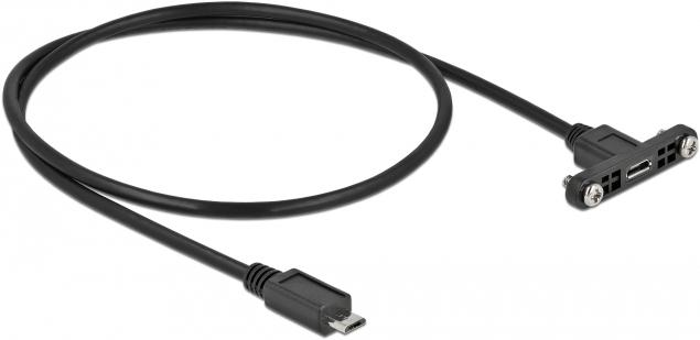 Produktbild Delock USB-Verlängerungskabel (0.50 m, USB 2.0)