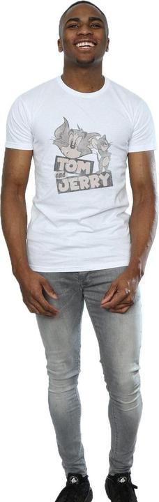 Actual product image Tom & Jerry Mens Wink Cotton T-Shirt (3XL)