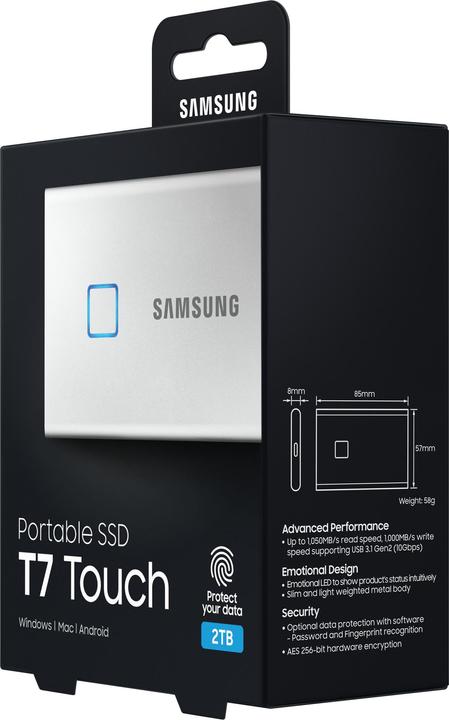Produktbild Samsung Portable T7 Touch (2000 GB)