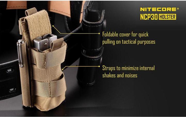 Actual product image Nitecore Nylon holster NCP30 - black