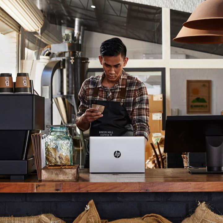 Actual product image HP ProBook 445 G9 (14", AMD Ryzen 5 5625U, 16 GB, 512 GB, DE)