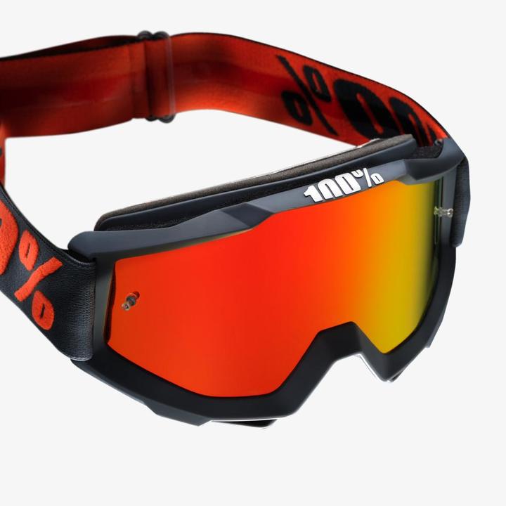 Actual product image 100% Accuri (Gunmetal, Mirror Red)