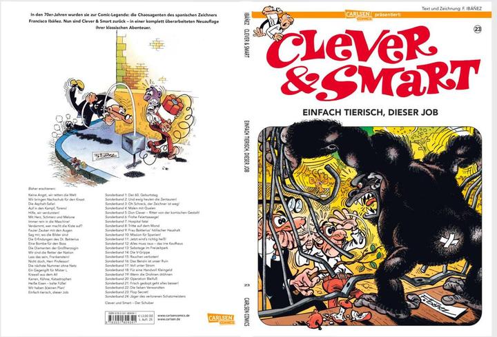 Actual product image Clever and Smart 23: This job is simply beastly (Francisco Ibáñez, German)