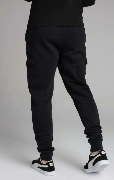Image du produit Siksilk Sweatpants Black Essential Cargo Jogger (L)