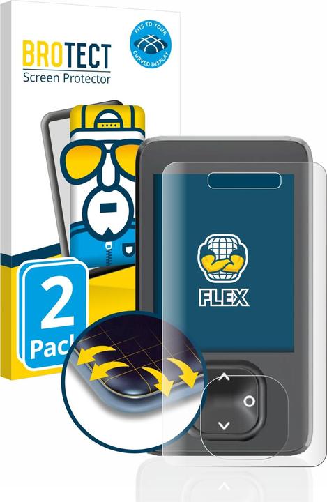 BROTECT Volledig bedekkende screen protector (Glucosemonitors)