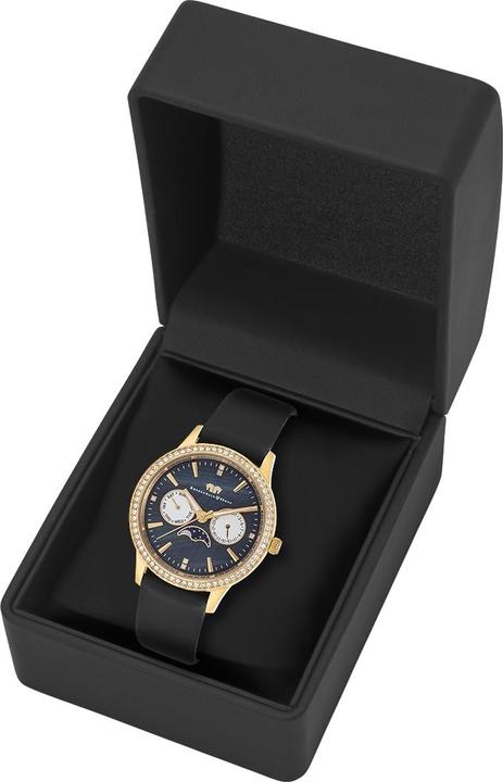 Image du produit Multifonctions Amidala en cuir véritable or jaune - 34088 (Montre analogique, 38 mm)