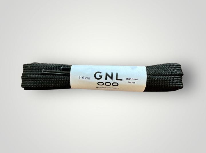 GNL Replacement Standard Laces BLACK