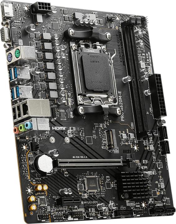 Image du produit MSI Pro A620M-E (AM5, AMD A620, mATX)