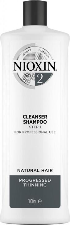 Nioxin Shampoo detergente 2 (1000 ml, Shampoo liquido)