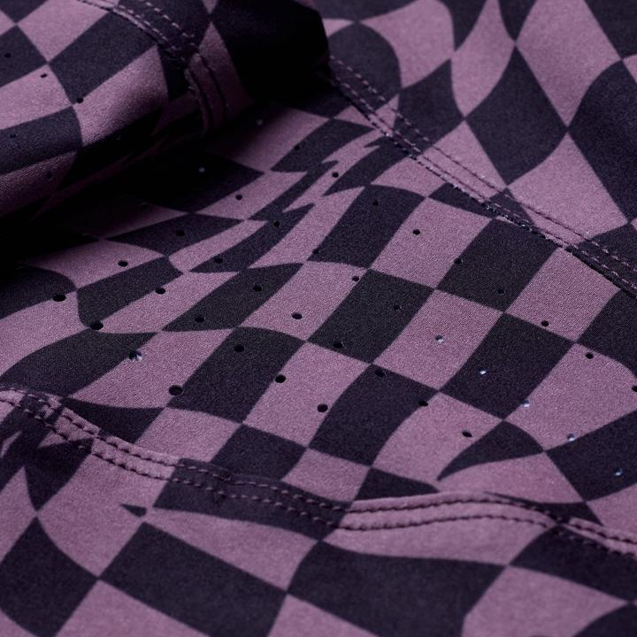 Actual product image Troy Lee Designs Womens Lilium Pant, Twisted Checkers, purple, M (M)