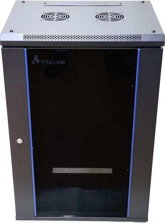 Image du produit Extralink 15U 450mm rack cabinet noir (15 HE, Rack 19 pouces)