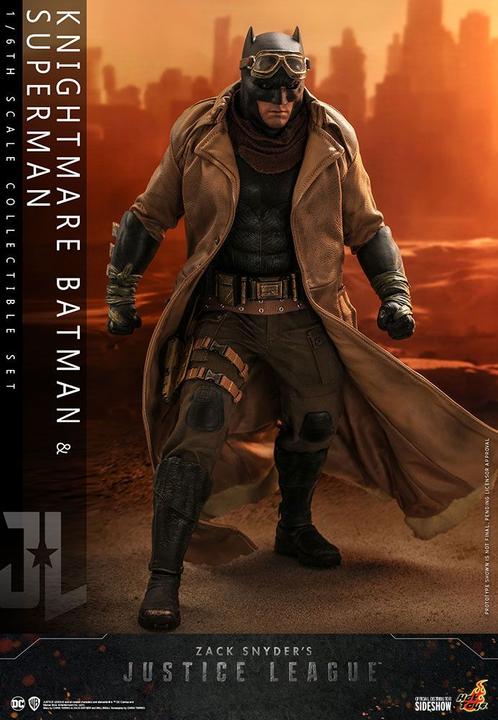 Actual product image Hot Toys Zack Snyder's Justice League "Knightmare Batman & Superman" 1/6 Scale Figure Set