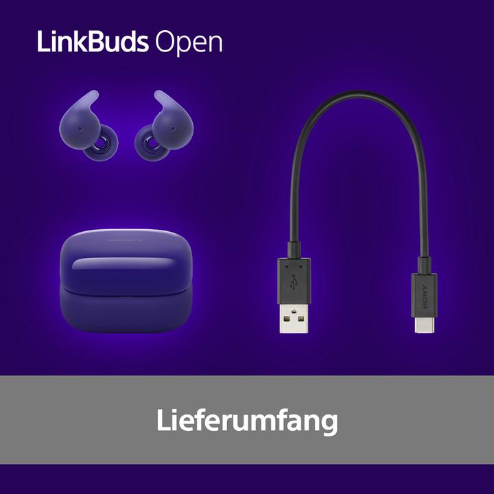 Image du produit Sony LinkBuds Open (pas de réduction du bruit, 8 h, Sans fil)