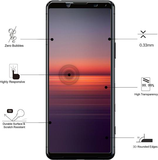 Produktbild Eiger Mountain Glass Clear Edge (1 Stück, Sony Xperia 5 II)