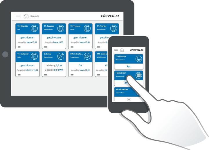 Actual product image Devolo Home Control Radiator thermostat