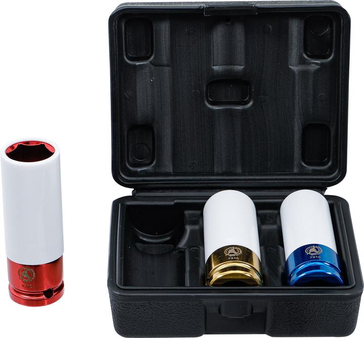 Actual product image BGS Force-protection set (19 mm, 21 mm, 17 mm)